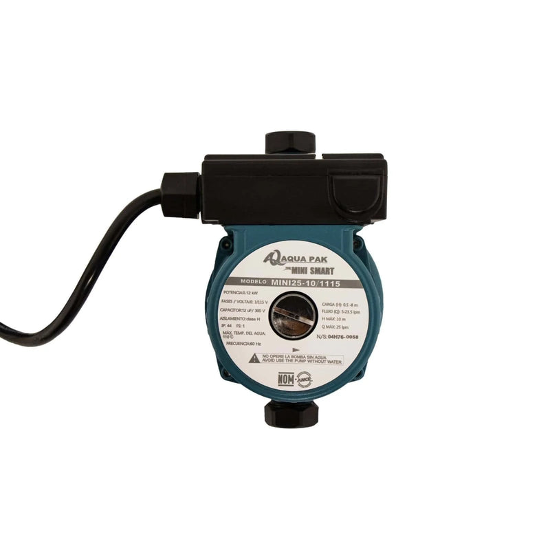 Bomba Presurizadora Automática, velocidad constante, 1/6 HP, Aqua Pak Mini25-10/1115 - Carzamo.com