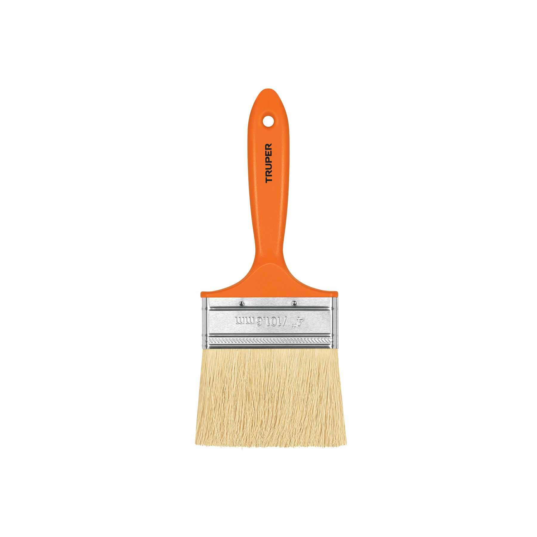 Truper BREN-4, Brocha para encalar e impermeabilizar mango plástico 4″ - Carzamo.com